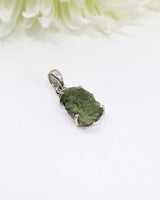 Moldavite Pendant | 2.28g | Spiritual Growth & Soul Transformation