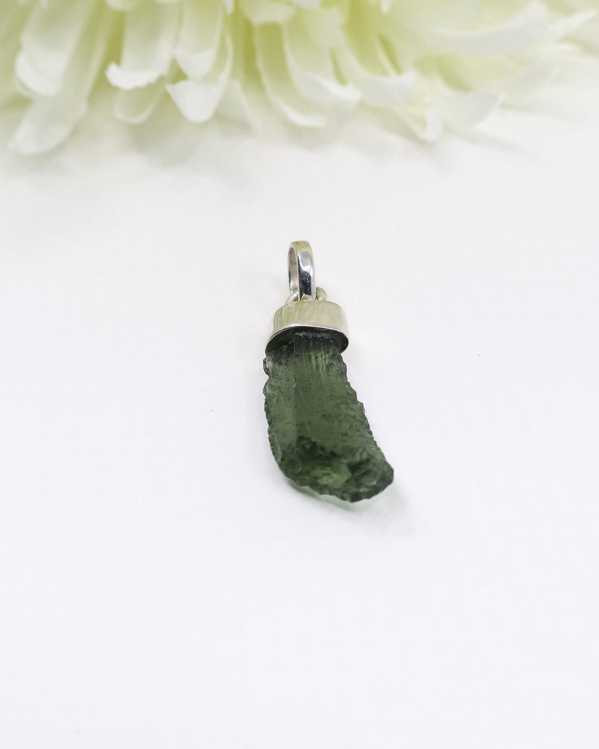 Moldavite Pendant | 2.10g | Cosmic Transformation & Higher Consciousness