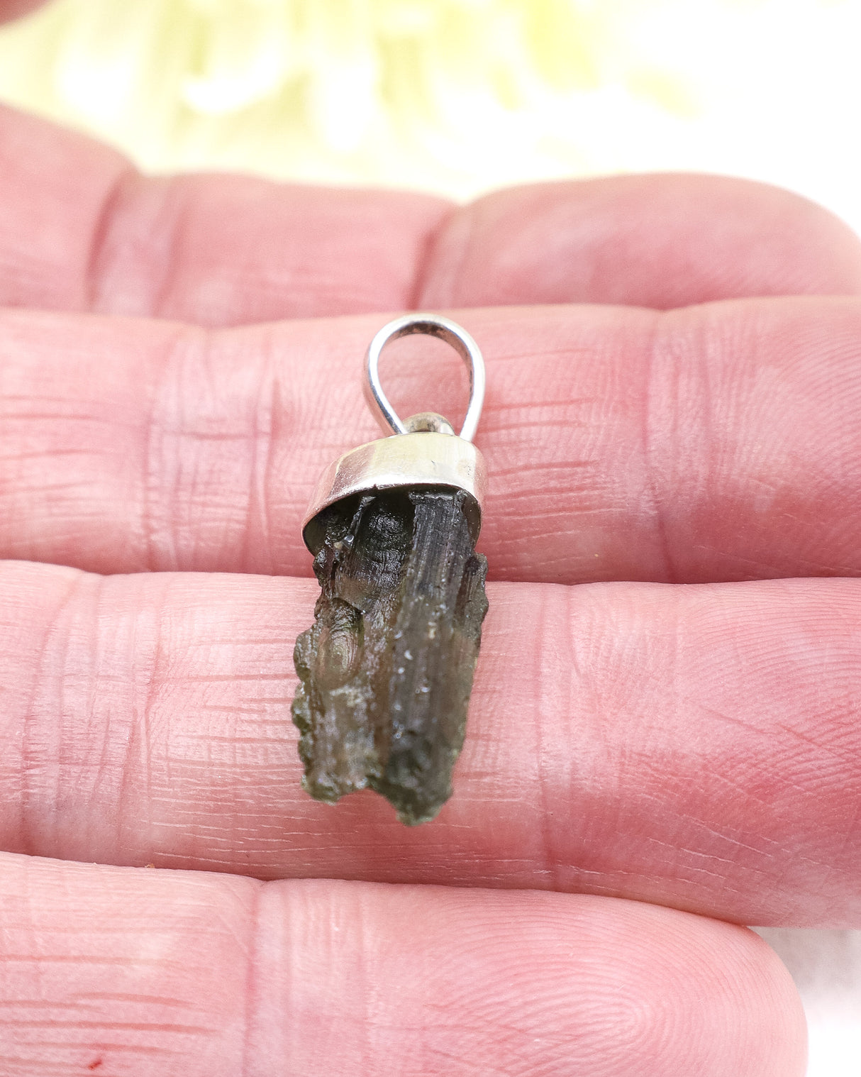 Moldavite Pendant | 2.06g | Spiritual Awakening & Transformation