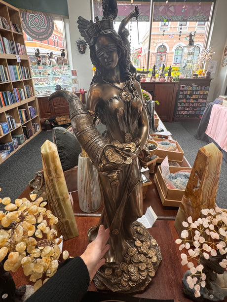 72cm tall Fortuna statue – goddess of blessings, wealth and destiny
