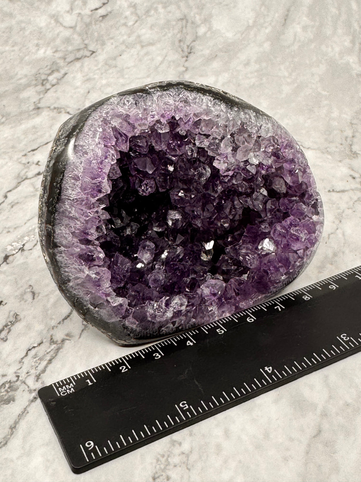 Amethyst Cluster 266g “I trust my intuition and allow it to guide me each day”