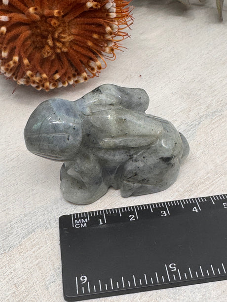 Labradorite Rabbit Carving – Crystal of Magic & Transformation