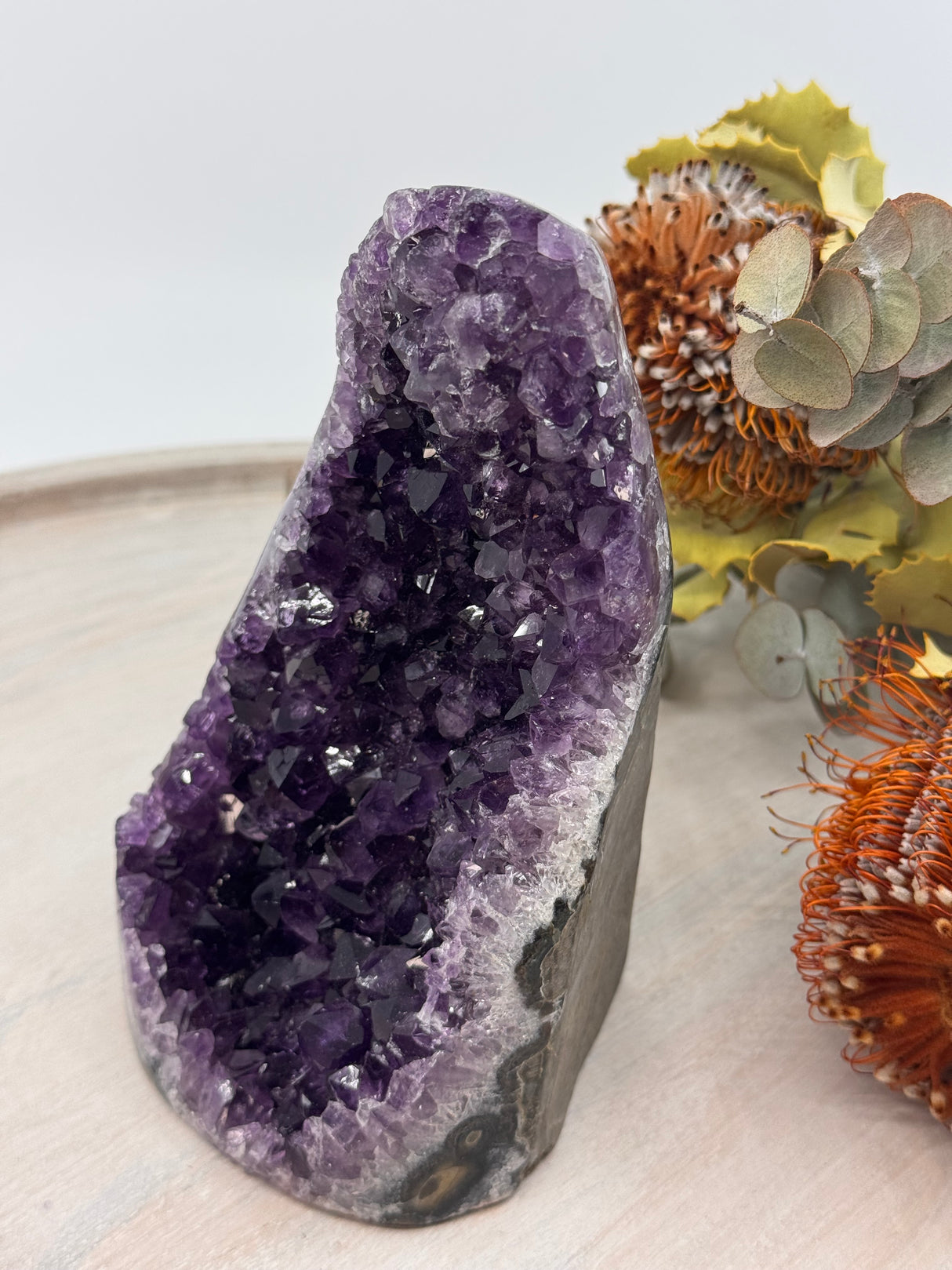 Amethyst Sparkly Cluster | Healing Crystal of Peace & Protection | 1.055Kilo