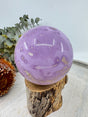 Phosphosiderite sphere 325 g – lilac-purple crystal sphere for emotional healing and peace – Inspired By 3.”