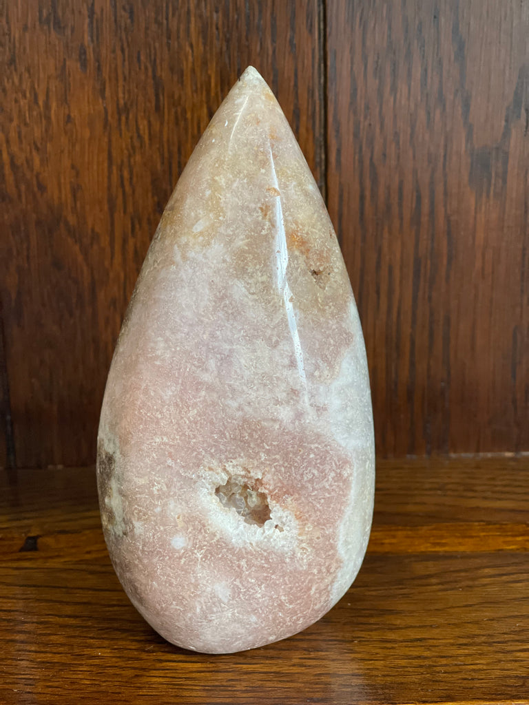 Pink Amethyst Freeform 855g - “ I am a strong and loving person”.