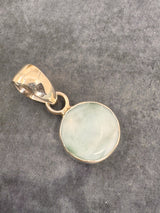Larimar Silver Pendant & Chain  - "I allow myself to express my inner femininity".
