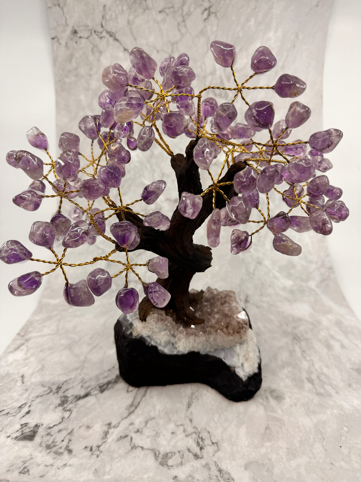Amethyst Crystal Tree - “I trust my intuition and allow it to guide me each day”