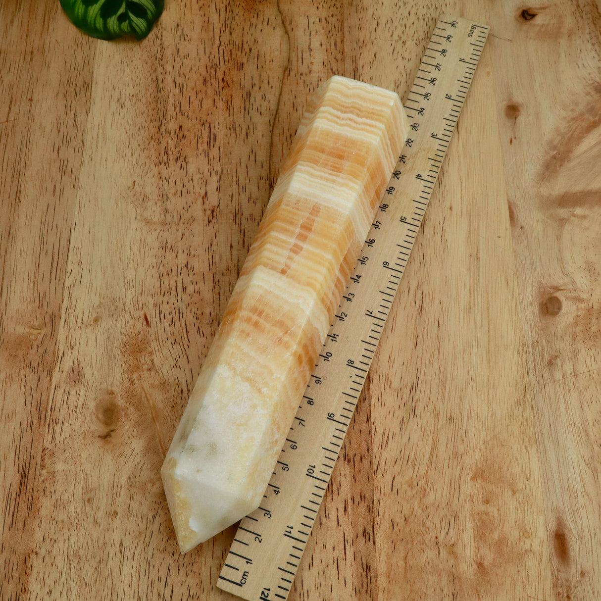 Orange Calcite Tower | 22cm | 722g | Motivation & Confidence