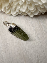Moldavite Silver Pendant #9 2.12g- Transformation & Protection