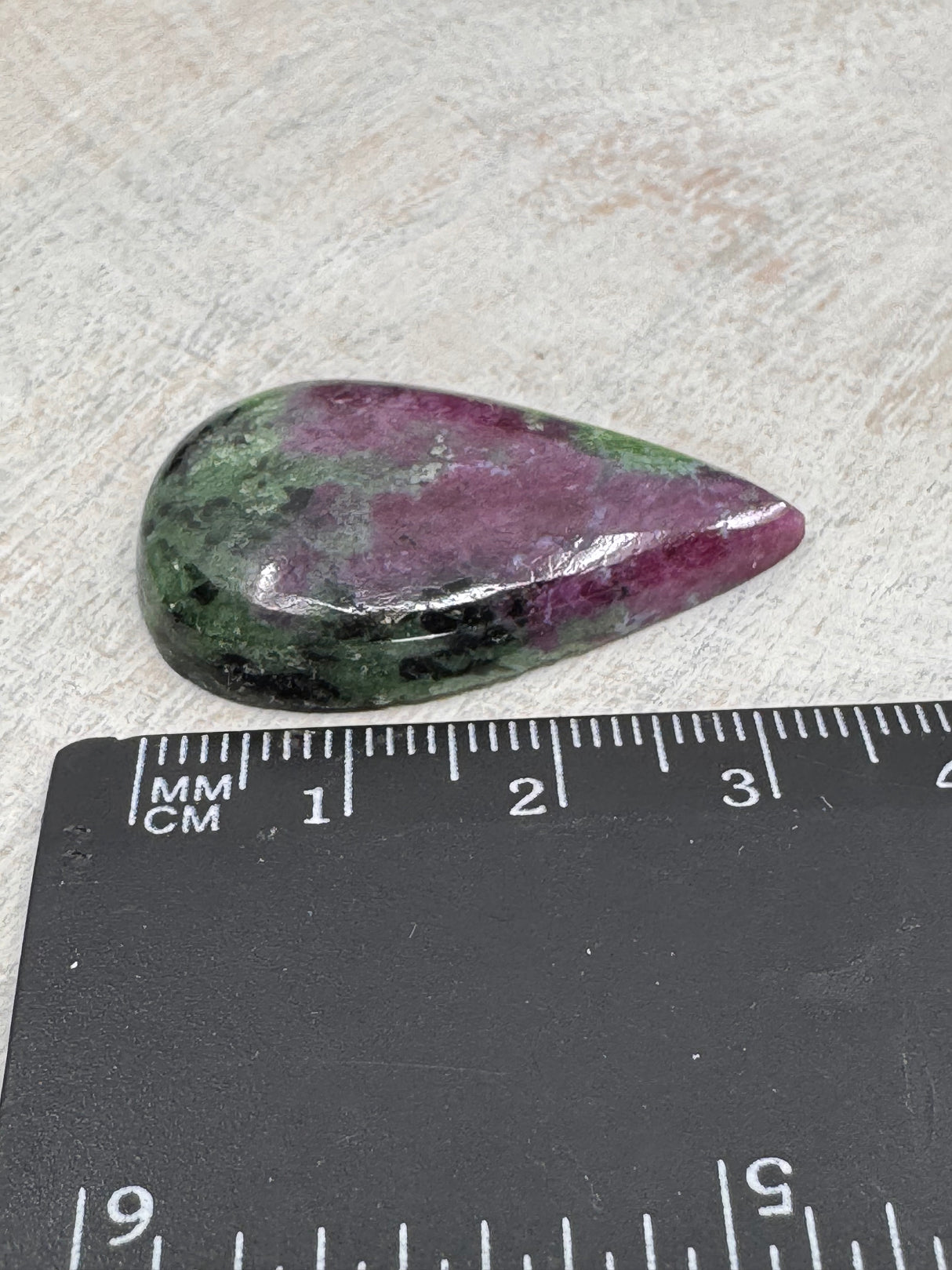 Ruby Zoisite Cabochon| Jewellery & Healing Stone of Vitality