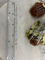 Rainbow Moonstone Sterling Silver Bracelet | Intuition, Protection & Feminine Wisdom