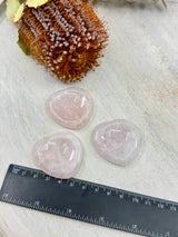 Rose Quartz Heart Worry Stone – Stone of Love, Comfort & Emotional Healing