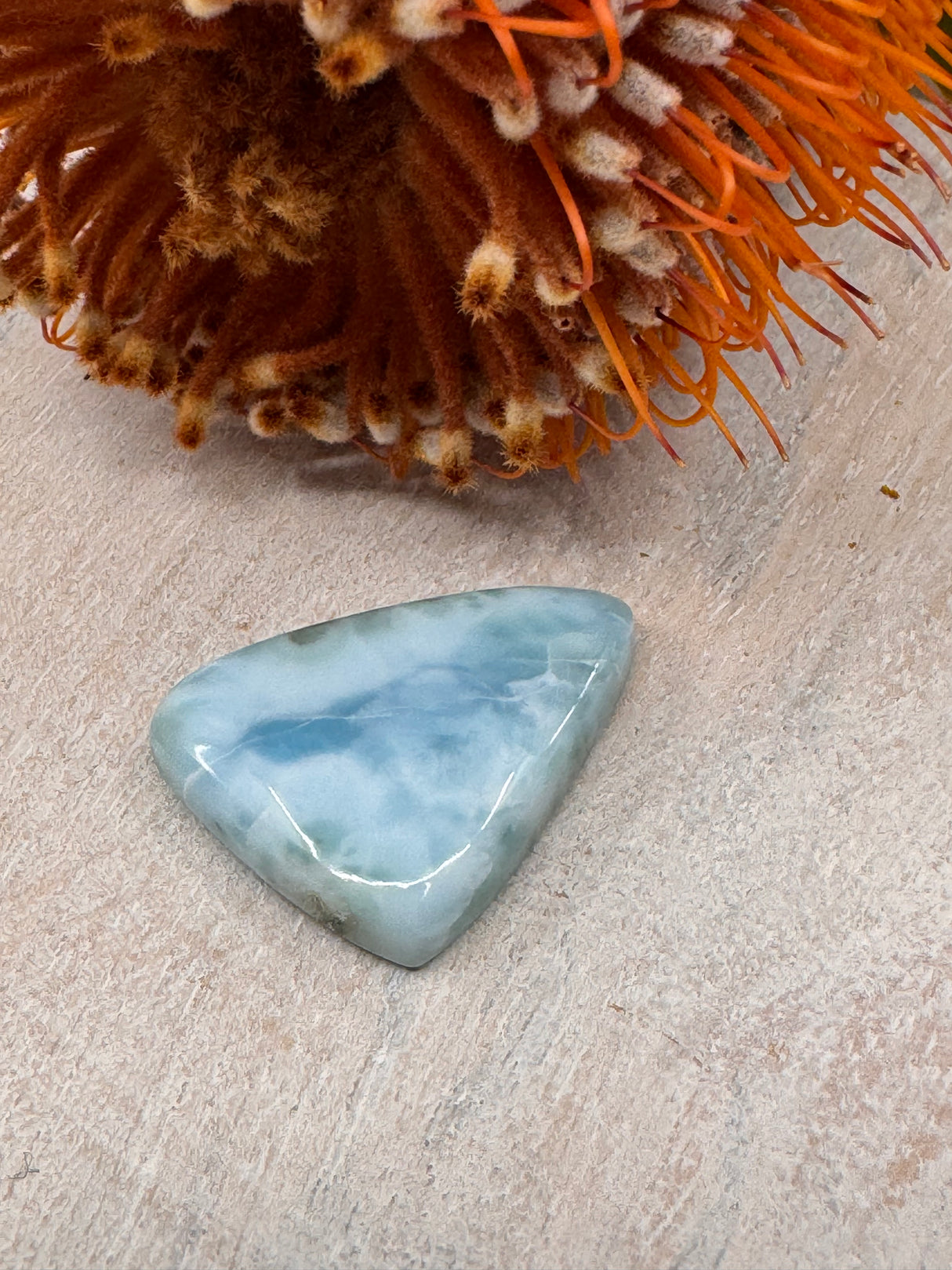 Larimar Cabochon | Ocean Blue Crystals for Jewellery & Craft