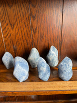 Blue Calcite Flame - “I do not allow outside influences to disturb my inner peace”.