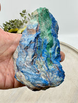 Azurite with Malachite Specimen – 437g – Stone of Emotional Healing, Insight & Transformation
