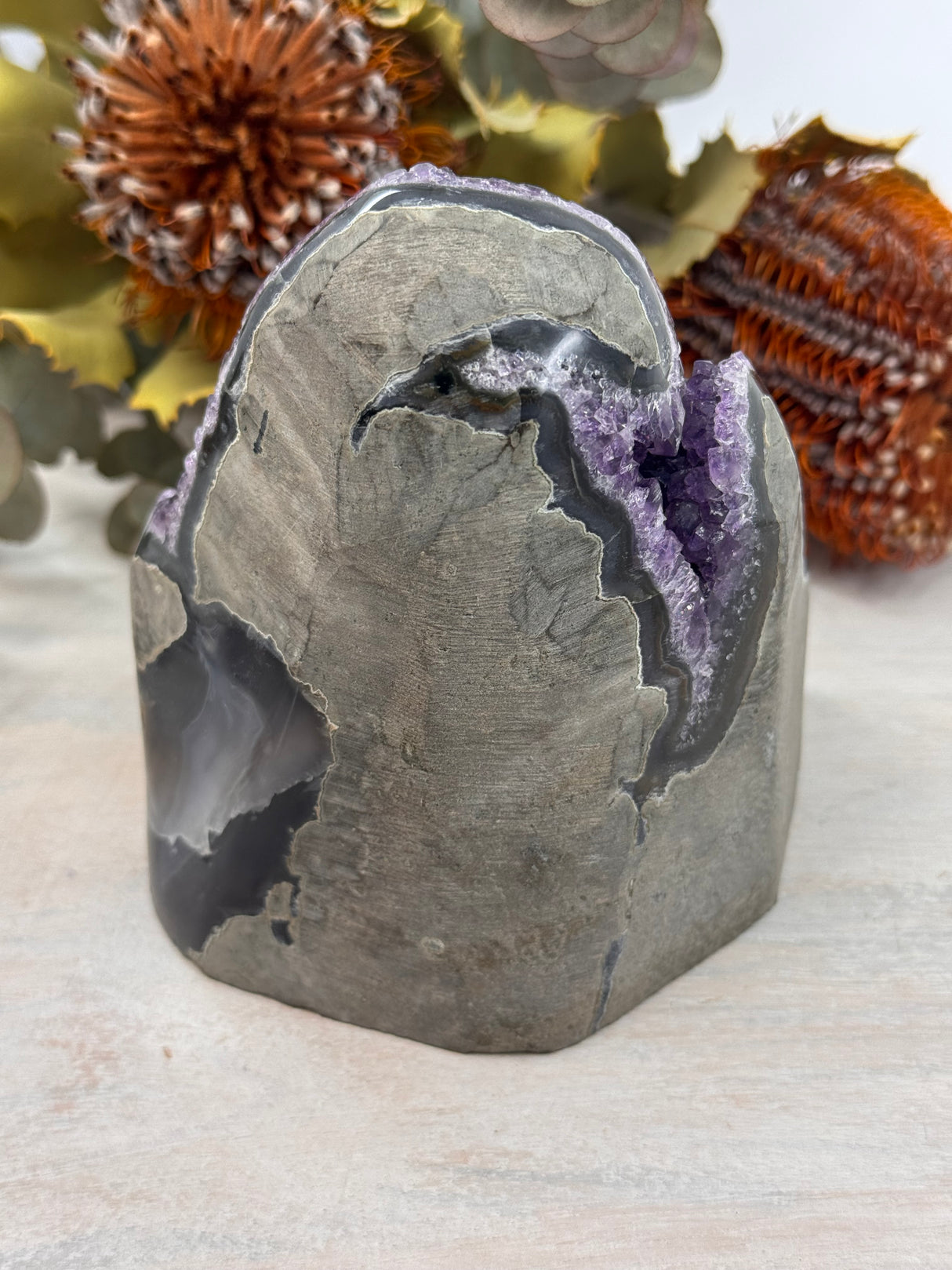 Amethyst Cluster | Healing Crystal of Peace & Protection | 1.014Kilo
