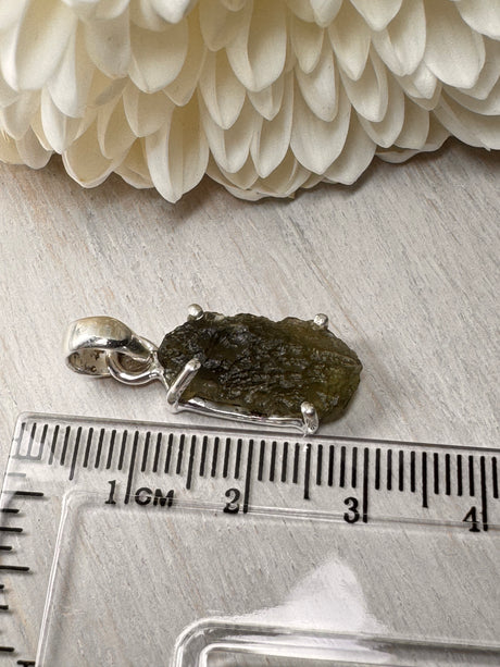 Moldavite Silver Pendant #1 2.28g- Transformation & Protection
