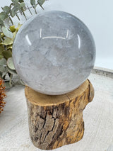 Banded Black Agate Sphere 307g (6 cm) – Stone of Grounding, Balance & Protection