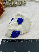 Azurite Sun #5 – 76g – Two Suns on Kaolinite | Rare Australian Mineral for Intuition & Insight