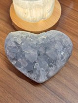 Celestite Heart 951g– Vessel of Divine Peace and Love