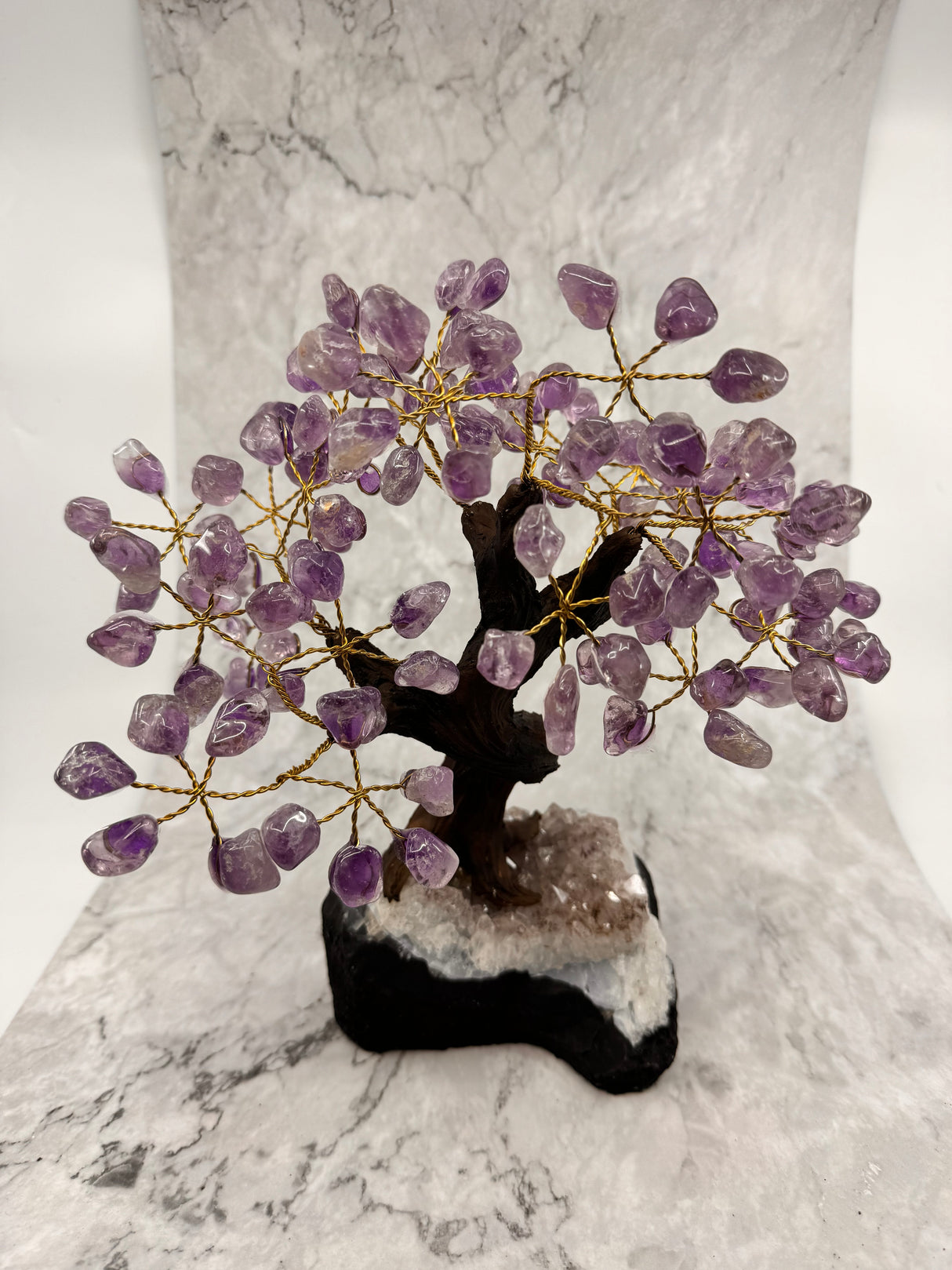 Amethyst Crystal Tree - “I trust my intuition and allow it to guide me each day”