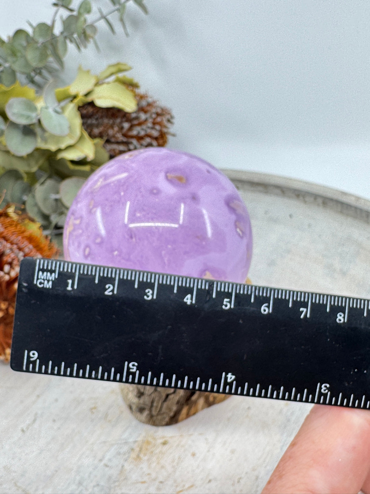 Phosphosiderite Sphere – Stone of Tranquility, Emotional Healing & Divine Guidance | 325 g Crystal Sphere