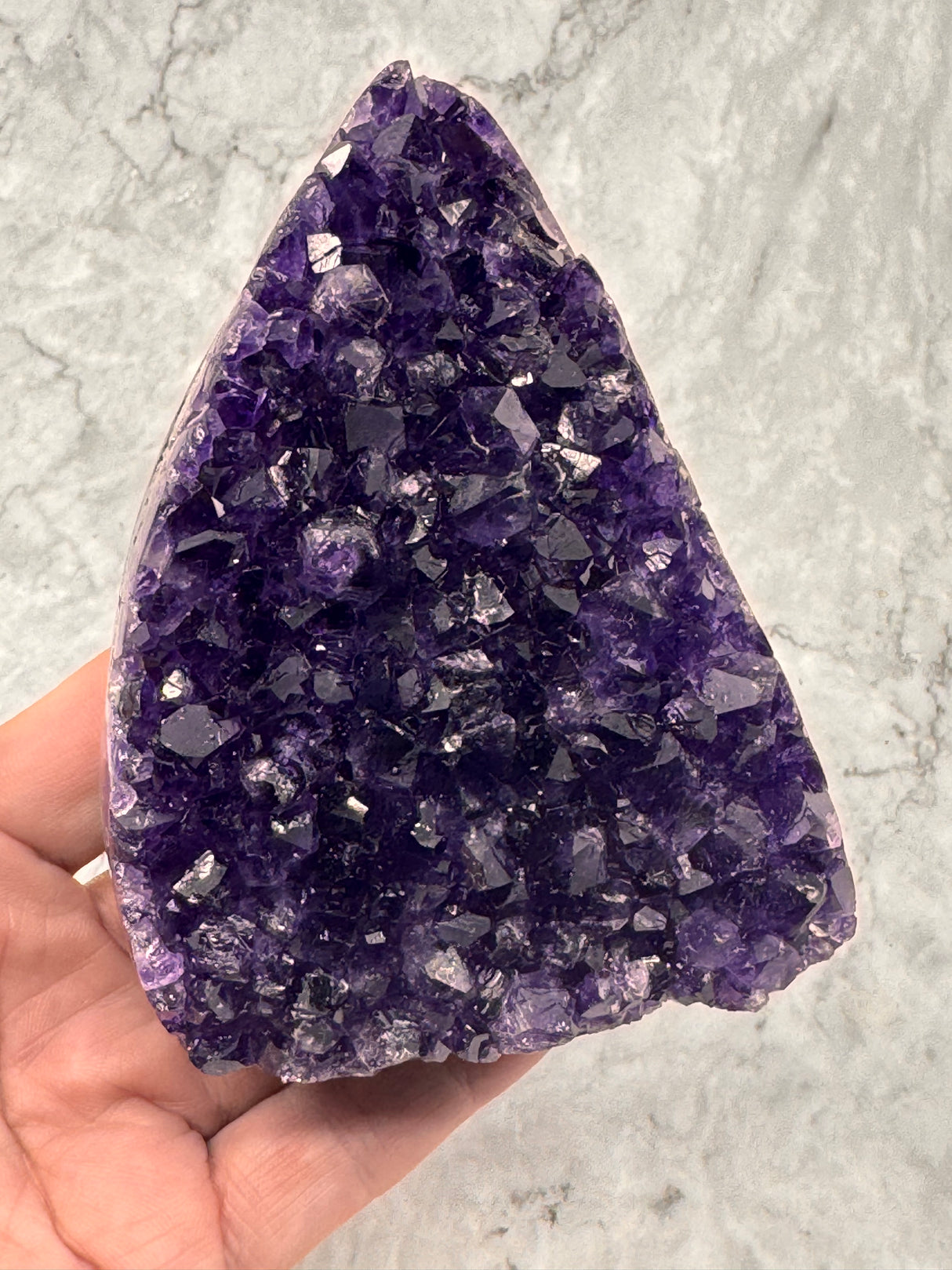 Amethyst Cluster 573g “I trust my intuition and allow it to guide me each day”