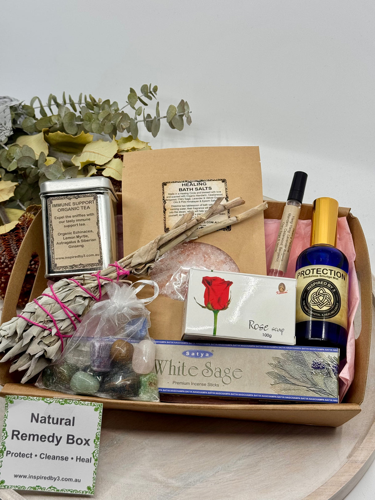 Natural Remedy Box to Protect, Cleanse & Heal