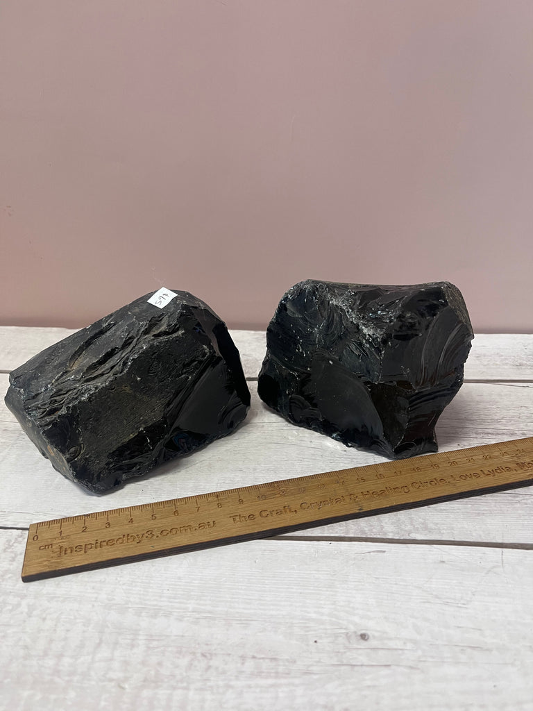 Black Obsidian Natural Chunk 1kilo - Protection