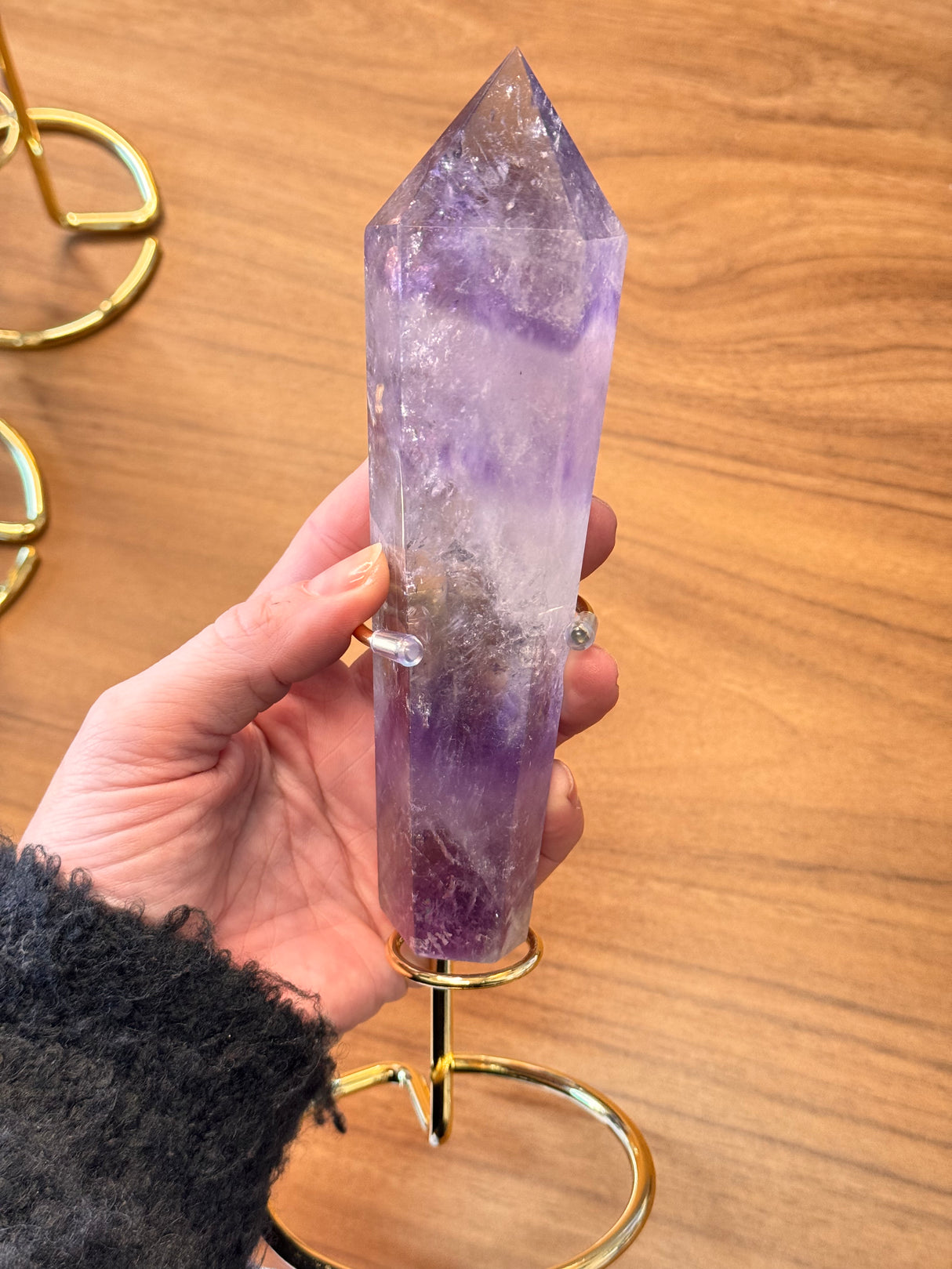 Amethyst Wand 377g – Channel of Divine Calm and Spiritual Insight