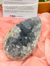 Celestite Egg 1.7kg – Whisper of the Angelic Realms