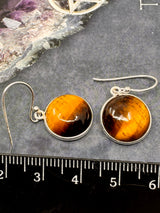 Tiger Eye Drop Earrings - "I have the strength to overcome challenges and setbacks."