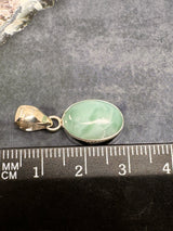 Larimar Silver Pendant & Chain  - "I allow myself to express my inner femininity".