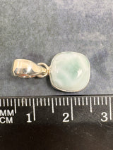 Larimar Silver Pendant & Chain  - "I allow myself to express my inner femininity".
