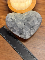 Celestite Heart 951g– Vessel of Divine Peace and Love