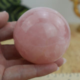 Rose Quartz Sphere 316g – Stone of Love, Healing & Emotional Harmony