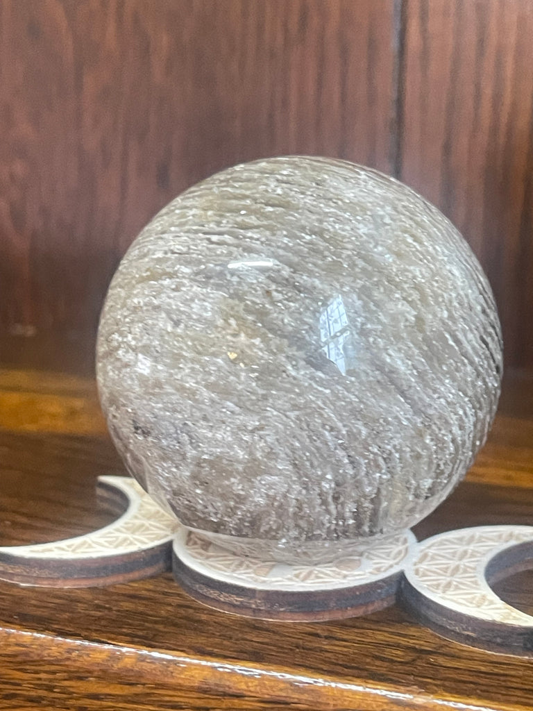 Garden Quartz Sphere #1 235g  "I let go of past hurt and allow myself to heal".