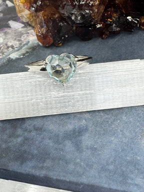 Blue Topaz Silver Ring Size 8 on sale at Inspired By 3 Australia
