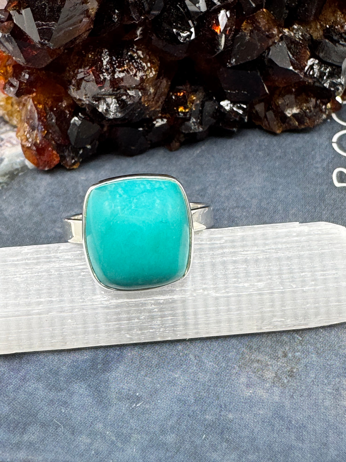Turquoise Tibet Silver Ring on sale at Inspired By 3 Australia