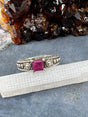 Ruby Silver Ring Size 8 - on sale at Inspired By 3 Australia