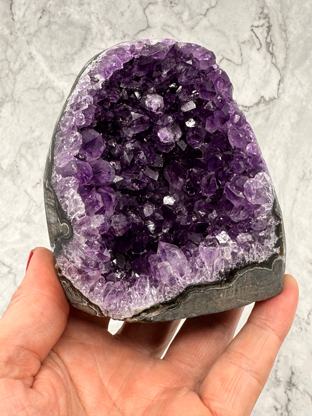 Amethyst Cluster 529g - “I trust my intuition and allow it to guide me each day”