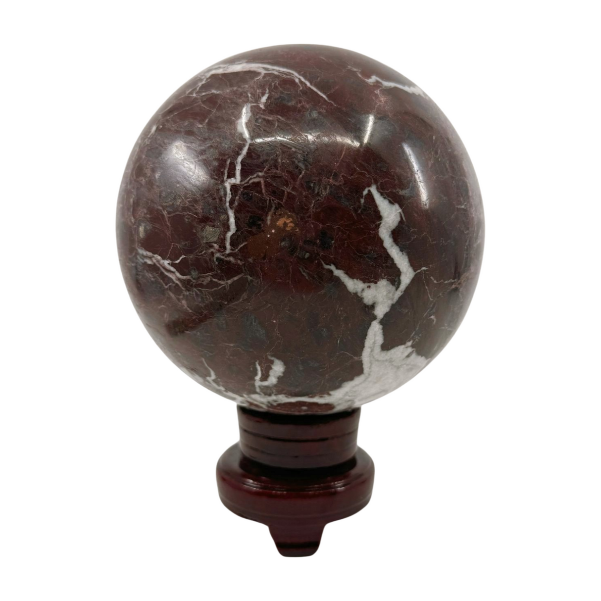 Red Onyx Large Sphere  4.72kilos -  Dismisses Negative Energies