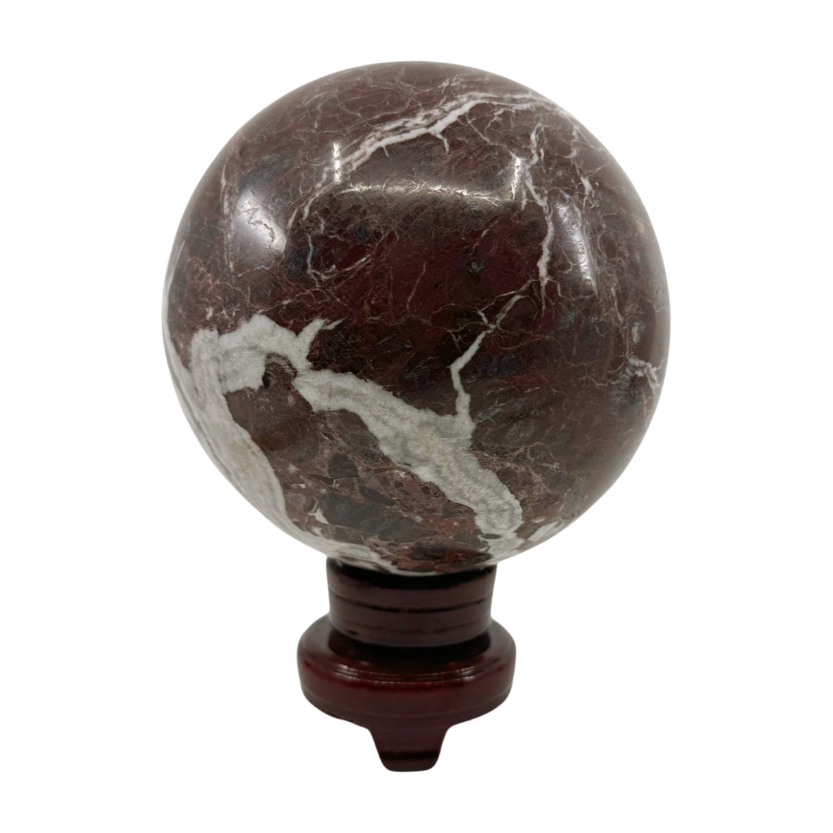Red Onyx Large Sphere  4.72kilos -  Dismisses Negative Energies