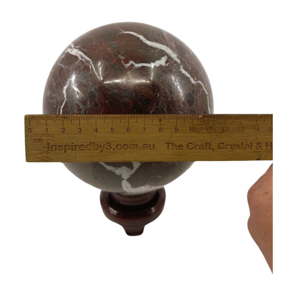 Red Onyx Large Sphere  4.72kilos -  Dismisses Negative Energies