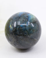 Labradorite Crystal Sphere 284g – Genuine Madagascan Labradorite with Brilliant Blue Flash