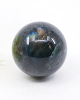 Labradorite Crystal Sphere 320g – Genuine Madagascan Labradorite with Blue & Golden Flash