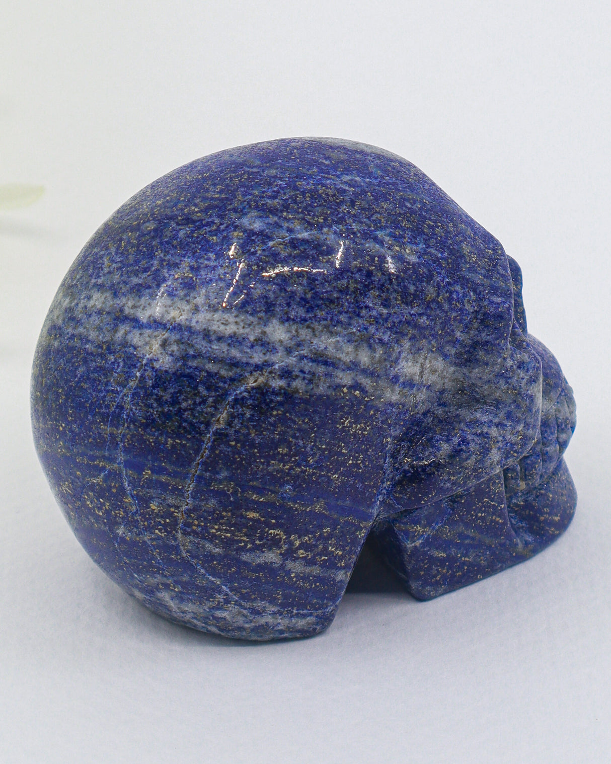 Lapis Lazuli Skull Carving – Wisdom, Truth & Spiritual Insight | 340g