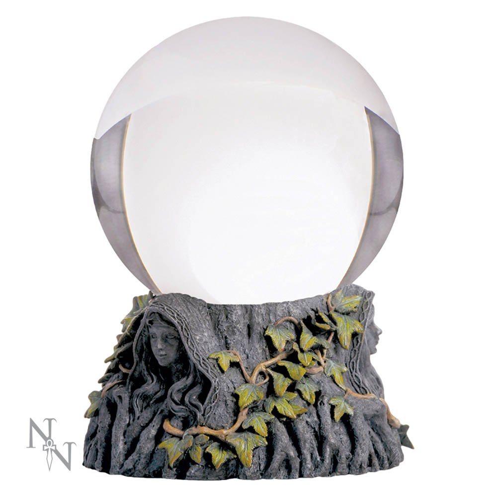 Crystal Ball Stand – Maiden, Mother & Crone with Ball
