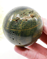 Natural Ocean Jasper Sphere 608g | 7cm Ocean Jasper Crystal Sphere for Joy, Emotional Healing & Inner Peace