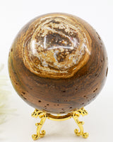 Natural Ocean Jasper Sphere 966g | Emotional Healing, Joy & Inner Peace